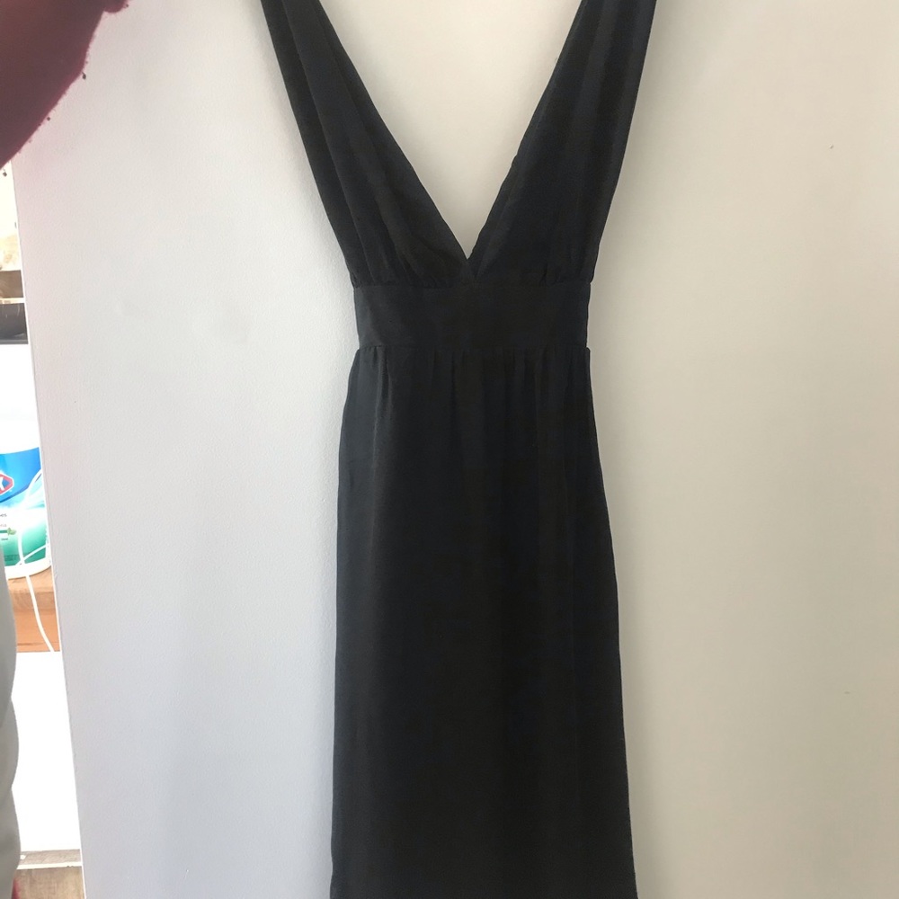 Long flowy black dress